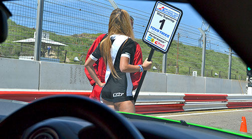 View from the cockpit