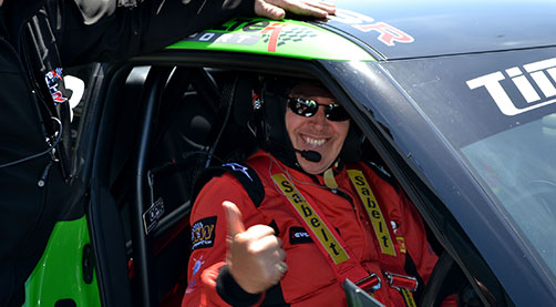 We'd be smiling too with a view like that!